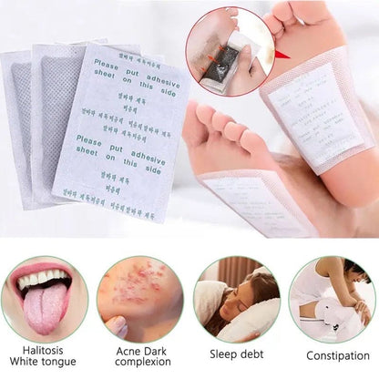 10 Pcs Foot Detox Patch, Detoxification Foot Sticker,